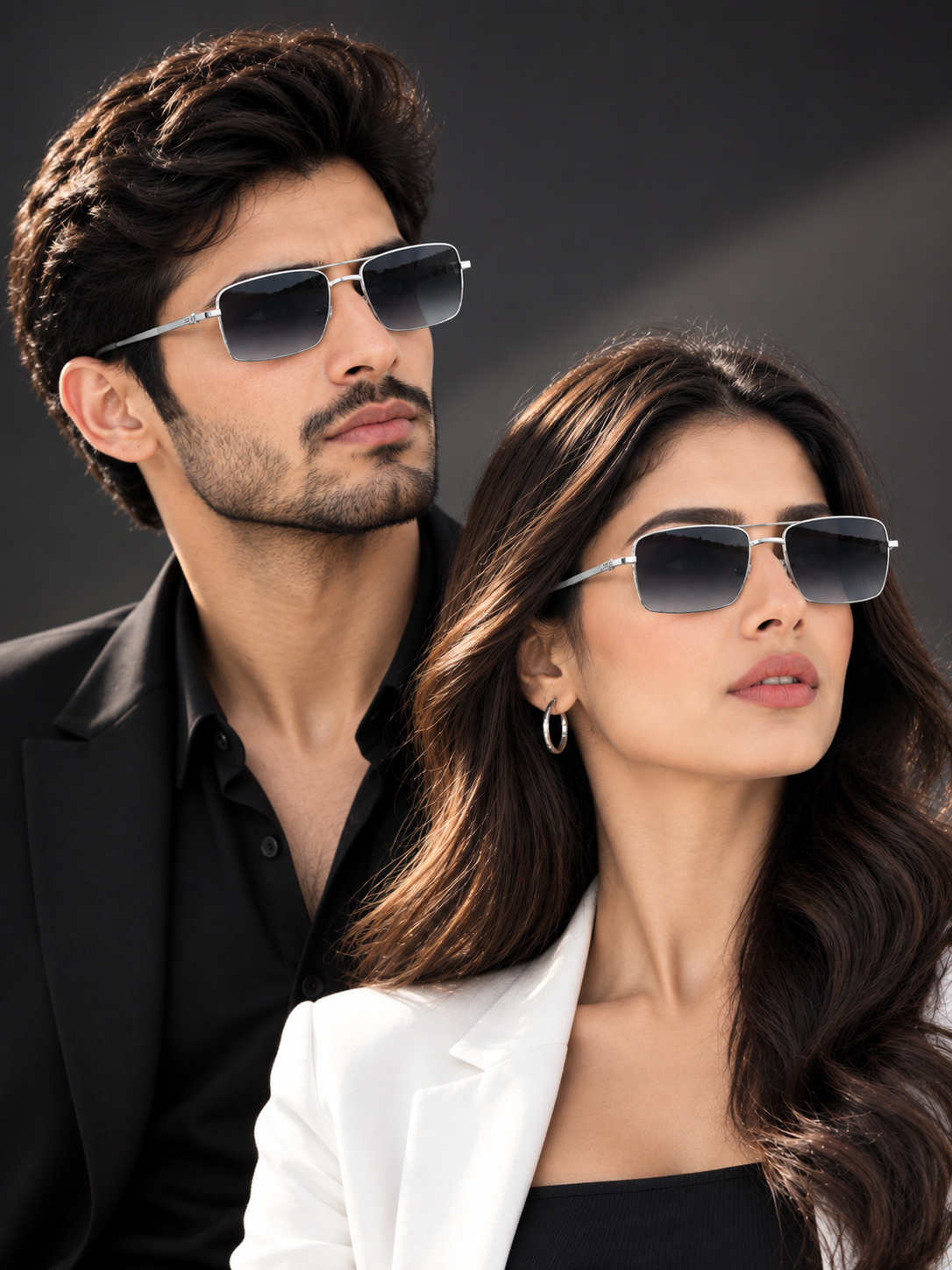 TREDVIBE Statement Unisex Sunglasses – UV Protected Eyewear for Men & Women